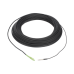 Rollo de Fibra Óptica Drop Redonda G657A2 Monomodo Simplex de 100 Metros (328.08 Pies) con Conectores SC/APC-SC/APC para Instalaciones Aéreas, Subterráneas o a la Intemperie