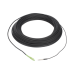 Rollo de Fibra Óptica Drop Redonda G657A2 Monomodo Simplex de 50 Metros (164 Pies) con Conectores SC/APC-SC/APC para Instalaciones Aéreas, Subterráneas o a la Intemperie