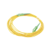 Jumper de Fibra Óptica Monomodo SC/APC - SC/APC Simplex, Color Amarillo, 5 Metros (16.40 Pies)