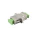Módulo Acoplador de Fibra Óptica Simplex SC/APC a SC/APC Compatible con Fibra Monomodo