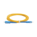 Jumper de Fibra Óptica Monomodo SC/UPC-SC/UPC Simplex de 3 Metros (9.84 Pies), 3mm