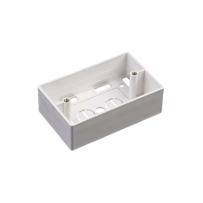 Caja de Pared Universal, Color blanco, Para montaje con Placas de Pared 