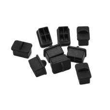 Bolsa con 25 Piezas de Protectores Anti-Polvo para Puerto SFP, Color Negro