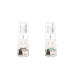 Transceptores Ópticos Industriales Bidireccionales SFP+ (Mini-Gbic) / Monomodo 1270 & 1330 nm / 10 Gbps / 10GBASE / Conector LC/UPC Simplex / DDM / Hasta 5 km / 2 Piezas