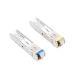 Transceptores Ópticos Industriales Bidireccionales SFP (Mini-Gbic) / Monomodo 1310 & 1550 nm / 1.25 Gbps / 1000BASE-BX / Conector LC/UPC Simplex / DDM / Hasta 20 km / 2 Piezas