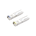 Transceptores Ópticos Industriales Bidireccionales SFP (Mini-Gbic) / Monomodo 1310 & 1550 nm / 1.25 Gbps / 1000BASE-BX / Conector LC/UPC Simplex / DDM / Hasta 40 km / 2 Piezas