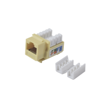 Módulo Jack Keystone Cat5e con Terminación 110 (Punchdown) para Faceplate - Color Amarillo Módulo Jack Keystone Cat5e con Terminación 110 (Punchdown) para Faceplate - Color Amarillo