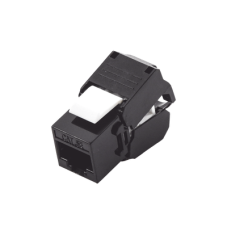 Módulo Jack Keystone Cat5e (Toolless), con Terminación en Ángulo 180 - Color Negro, Compatible con Faceplate y Patchpanel Linkedpro Módulo Jack Keystone Cat5e (Toolless), con Terminación en Ángulo 180 - Color Negro, Compatible con Faceplate y Patchpanel Linkedpro