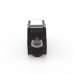 Módulo Jack Keystone Cat5e (Toolless), con Terminación en Ángulo 180 - Color Negro, Compatible con Faceplate y Patchpanel Linkedpro