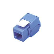 Módulo Jack Keystone Cat5e (Toolless), con Terminación en Ángulo 180 - Color Azul, Compatible con Faceplate y Patchpanel Linkedpro Módulo Jack Keystone Cat5e (Toolless), con Terminación en Ángulo 180 - Color Azul, Compatible con Faceplate y Patchpanel Linkedpro