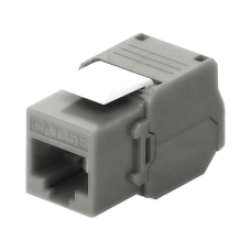 Módulo Jack Keystone Cat5e (Toolless), con Terminación en Ángulo 180 - Color Gris, Compatible con Faceplate y Patchpanel Linkedpro Módulo Jack Keystone Cat5e (Toolless), con Terminación en Ángulo 180 - Color Gris, Compatible con Faceplate y Patchpanel Linkedpro