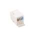 Módulo Jack Keystone Cat5e sin Herramienta (Toolless) para Faceplate - Color Blanco
