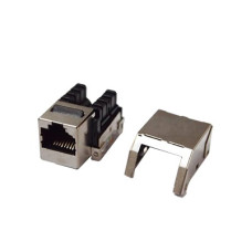 Módulo Jack Keystone Cat5e con Terminación 110 (Punchdown) Blindado (STP) - Metal Módulo Jack Keystone Cat5e con Terminación 110 (Punchdown) Blindado (STP) - Metal