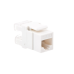 Módulo Jack Keystone Cat5e con Terminación en Ángulo 180 - Color Blanco