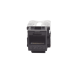 Módulo Jack Keystone Cat6 con Terminación 110 (Punchdown) para Faceplate - Color Negro