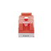 Módulo Jack Keystone Cat6 con Terminación 110 (Punchdown) para Faceplate - Color Rojo