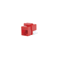 Módulo Jack Cat6 sin Herramienta (toolless) keystone para faceplate - Color Rojo Módulo Jack Cat6 sin Herramienta (toolless) keystone para faceplate - Color Rojo