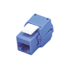 Módulo Jack Keystone Cat6 (Toolless), con Terminación en Ángulo 180 Grados Color Azul, Compatible con Faceplate y Patchpanel Linkedpro Módulo Jack Keystone Cat6 (Toolless), con Terminación en Ángulo 180 Grados Color Azul, Compatible con Faceplate y Patchpanel Linkedpro
