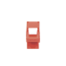Módulo Jack Keystone Cat6 (Toolless), con Terminación en Ángulo 180 - Color Rojo, Compatible con Faceplate y Patchpanel Linkedpro