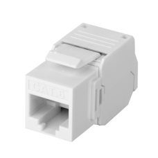 Módulo Jack Keystone Cat6 (Toolless), con Terminación en Ángulo 180 - Color Blanco, Compatible con Faceplate y Patchpanel Linkedpro Módulo Jack Keystone Cat6 (Toolless), con Terminación en Ángulo 180 - Color Blanco, Compatible con Faceplate y Patchpanel Linkedpro