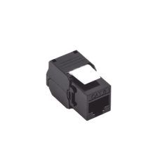Módulo Jack Keystone Cat6A (Toolless), con Terminación en Ángulo 180 - Color Negro, Compatible con Faceplate y Patchpanel Linkedpro Módulo Jack Keystone Cat6A (Toolless), con Terminación en Ángulo 180 - Color Negro, Compatible con Faceplate y Patchpanel Linkedpro