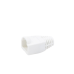 Bota Plástica para Protección de Plug RJ45, Color Blanco