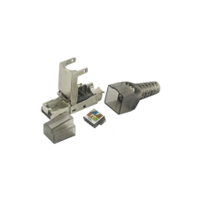 Plug RJ45 Blindado Categoría 6A - Sin Herramienta, para Terminación en Campo Plug RJ45 Blindado Categoría 6A - Sin Herramienta, para Terminación en Campo