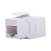 Acoplador UTP Cat6A Hembra RJ45 a RJ45 Hembra Color Blanco