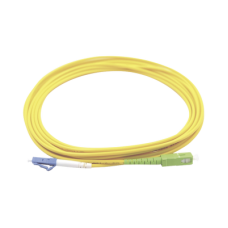 Jumper de Fibra Óptica Monomodo LC/UPC SC/APC Simplex, Color Amarillo 1 Metro (3.28 Pies) Jumper de Fibra Óptica Monomodo LC/UPC SC/APC Simplex, Color Amarillo 1 Metro (3.28 Pies)