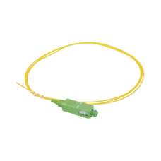 Pigtail de Fibra Óptica Monomodo SC/APC, Simplex de 1 Metro (3.28 Pies)