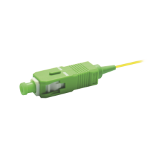 Pigtail de Fibra Óptica Monomodo SC/APC, Simplex de 2 Metros (6.56 Pies)