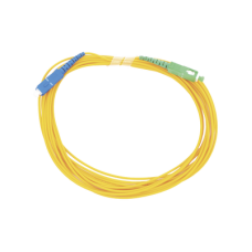 Jumper de Fibra Óptica Monomodo SC/UPC - SC/APC Simplex, Color Amarillo 5 Metros (16.40 Pies) Jumper de Fibra Óptica Monomodo SC/UPC - SC/APC Simplex, Color Amarillo 5 Metros (16.40 Pies)