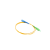 Jumper de Fibra Óptica Monomodo SC/APC-SC/UPC Simplex de 1 Metro (3.28 Pies), 2mm