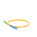 Jumper de Fibra Óptica Monomodo SC/APC-SC/UPC Simplex de 1 Metro (3.28 Pies), 3mm
