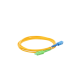 Jumper de Fibra Óptica Monomodo SC/APC-SC/UPC Simplex de 2 Metros (6.56 Pies), 3mm