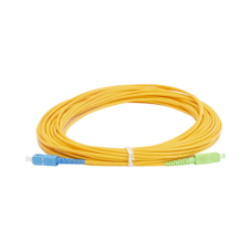 Jumper de Fibra Óptica Monomodo SC/UPC - SC/APC Simplex, Color Amarillo, 15 Metros (49.21 Pies) Jumper de Fibra Óptica Monomodo SC/UPC - SC/APC Simplex, Color Amarillo, 15 Metros (49.21 Pies)