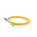 Jumper de Fibra Óptica Monomodo SC/UPC-SC/APC Simplex, Color Amarillo, 3 Metros (9.84 Pies), 3 mm