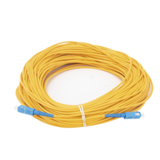 Jumper de Fibra Óptica Monomodo SC/UPC-SC/UPC Simplex de 50 Metros (164.04 Pies), 3mm Jumper de Fibra Óptica Monomodo SC/UPC-SC/UPC Simplex de 50 Metros (164.04 Pies), 3mm