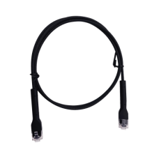 Mini Patch Cord Cat6 Ultra Slim 10 Metros (32.81 Pies) Negro ? Ahorra Espacio sin Organizadores, con Bota Flexible