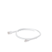 Mini Patch Cord Cat6 Ultra Slim 1 Metro (3.28 Pies) Blanco ? Ahorra Espacio sin Organizadores, con Bota Flexible