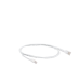Mini Patch Cord Cat6 Ultra Slim 1 Metro (3.28 Pies) Blanco ? Ahorra Espacio sin Organizadores, con Bota Flexible
