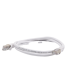 Patch Cord Cat6A 10G Blindado 1.0 Metro (3.28 Pies) Blanco