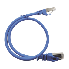 Patch Cord Cat6A 10G Blindado 2 Metros (6.56 Pies) Azul