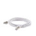 Patch Cord Cat6A 10G Blindado 2 Metros (6.56 Pies) Blanco