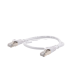 Patch Cord Cat6A 10G Blindado 0.5 Metros (1.64 Pies) Blanco