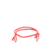 Cable de Parcheo UTP Cat5e - 0.5 Metros (1.64 Pies) - Rojo
