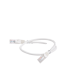 Cable de Parcheo UTP Cat5e - 0.5 Metros (1.64 Pies) - Blanco
