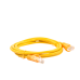 Cable de Parcheo UTP Cat5e - 2.0 Metros (6.56 Pies) - Amarillo
