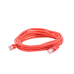 Cable de Parcheo UTP Cat5e - 3.0 Metros (9.84 Pies) - Rojo
