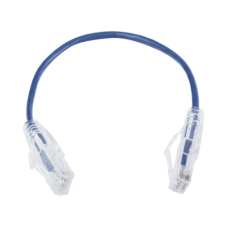 Cable de Parcheo Slim UTP Cat6 - 20 cm (7.87 Pulgadas) Azul Diámetro Reducido (28 AWG) Cable de Parcheo Slim UTP Cat6 - 20 cm (7.87 Pulgadas) Azul Diámetro Reducido (28 AWG)